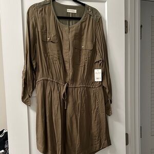 Lucky Brand Olive Green Dress
